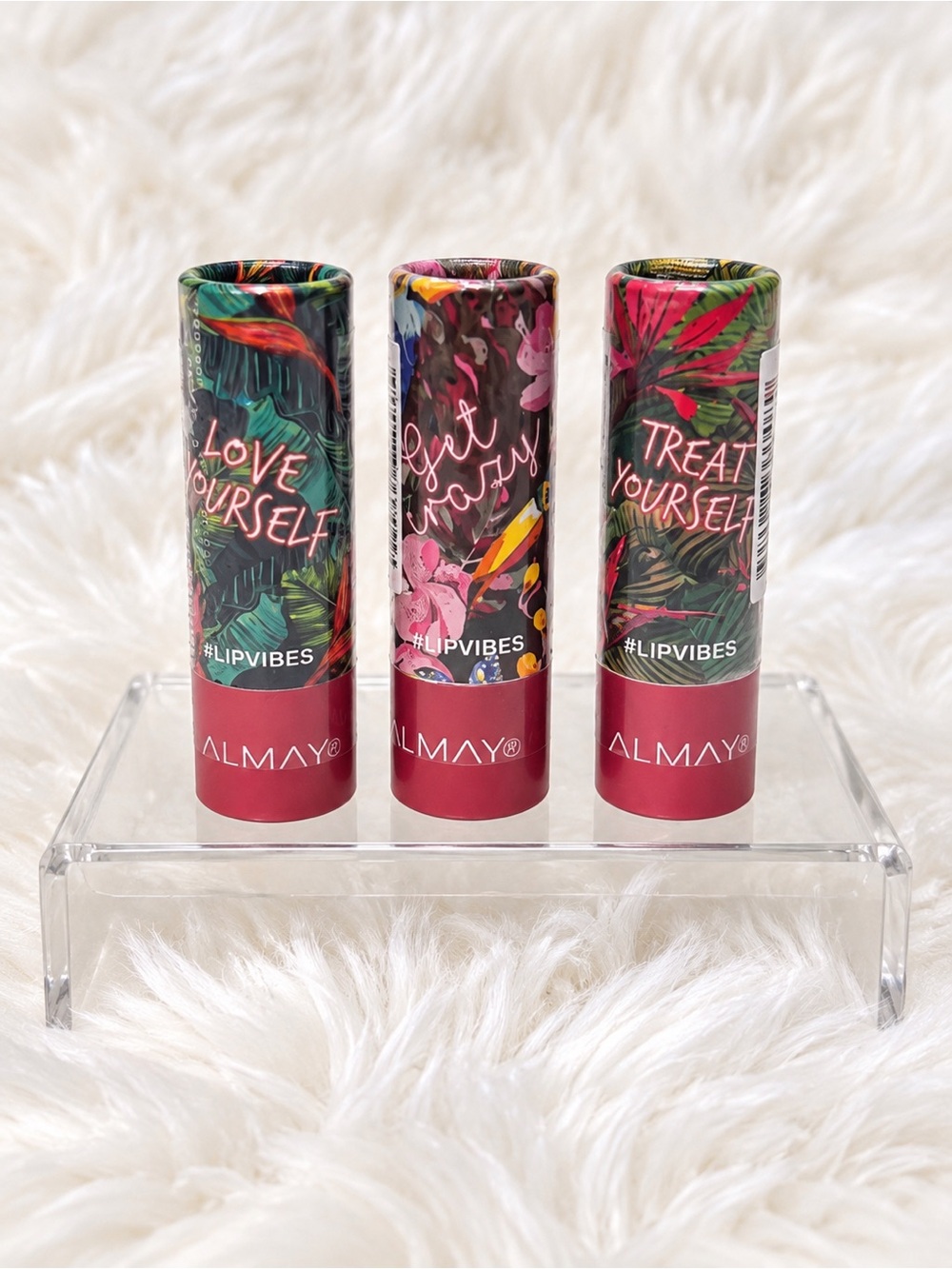 Almay Lip Vibes Lipstick - 3-Piece Set